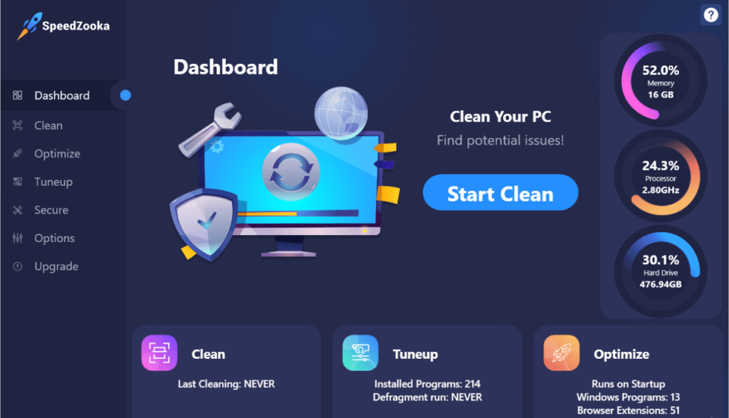 SpeedZooka PC Cleaner