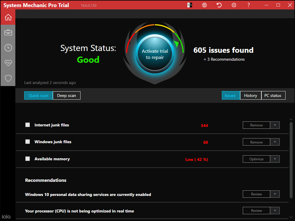 iolo system mechanic pro